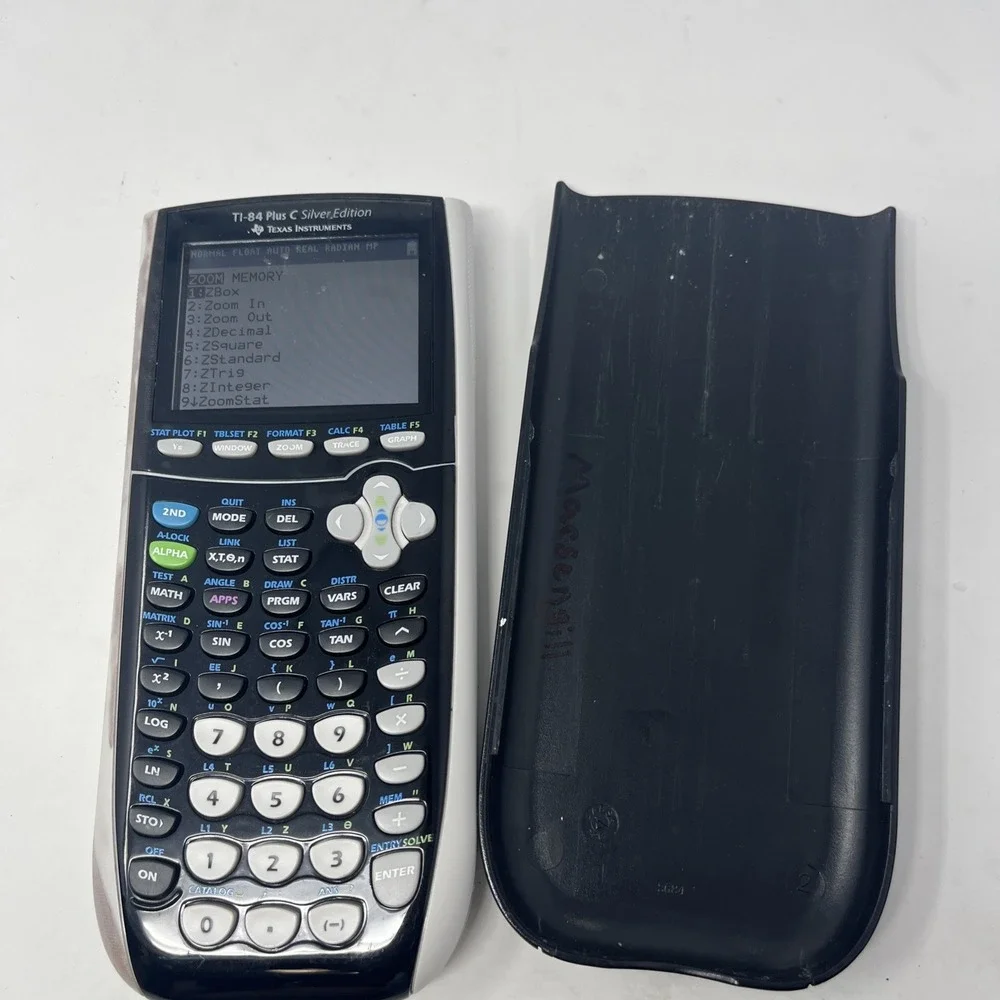 Texas Instruments TI-84 Plus C Silver Edition Graphing Calculator Black/White